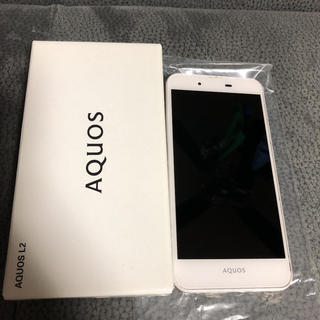 アクオス(AQUOS)のAQUOS L2 White ジャンク品(スマートフォン本体)