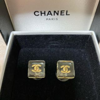 シャネル(CHANEL)のCHANEL クリアピアス(ピアス)