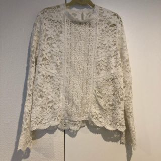 ストラ(Stola.)のストラ/レーストップス/38サイズ完売品(カットソー(長袖/七分))