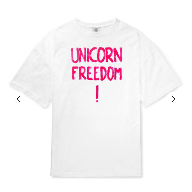 Balenciaga(バレンシアガ)のvetements  オーバーサイズ TシャツM unicorn 新品 メンズのトップス(Tシャツ/カットソー(半袖/袖なし))の商品写真