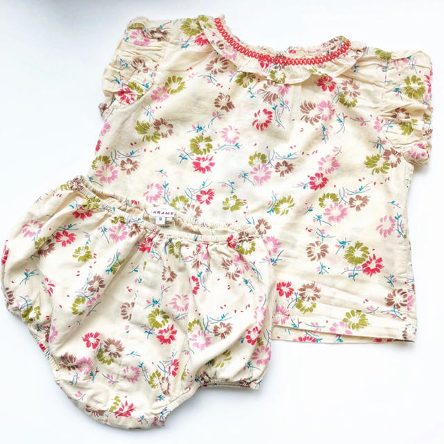 Caramel baby&child (キャラメルベビー&チャイルド)のcaramel baby＆child 花柄セットアップ 18M 美品 キッズ/ベビー/マタニティのベビー服(~85cm)(ワンピース)の商品写真