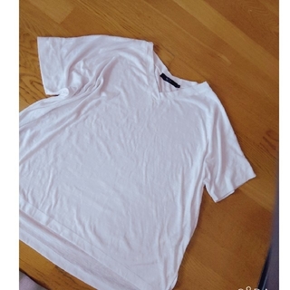 アズールバイマウジー(AZUL by moussy)のシンプルVねっくTシャツ(Tシャツ(半袖/袖なし))