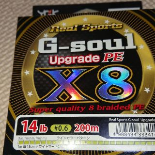 よつあみ ジーソウル アップグレード pe x8 0.6号 200m(釣り糸/ライン)