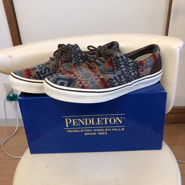 PENDLETON限定 美品 ビームス 購入 VANS 別注 ペンドルトン コラボ ERA エラ