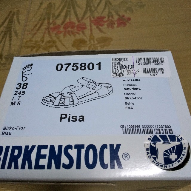 BIRKENSTOCK Pisa 38 24.5cm ピサ ビルケンシュトックPisaピサ