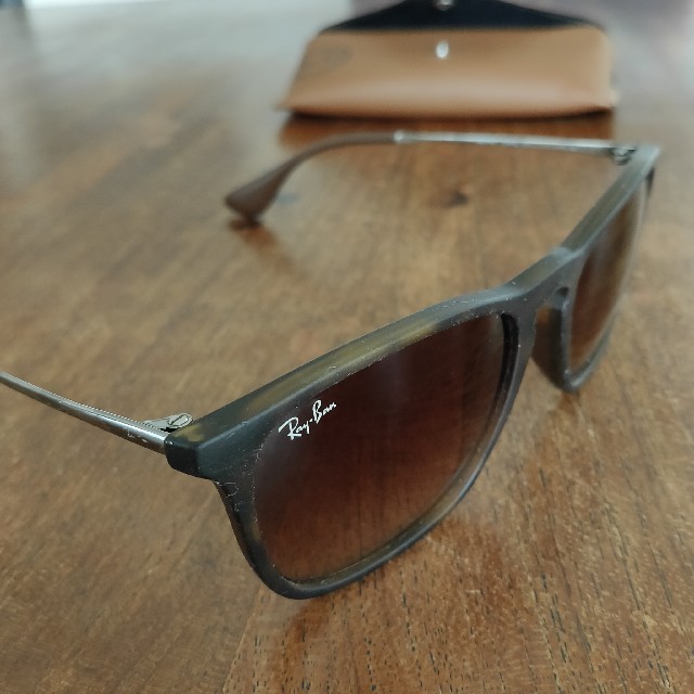 展示品Ray Banレイバン軽量サングラス74287 クリスCHRIS鼈甲 B