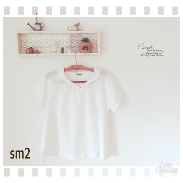 SM2(サマンサモスモス)のsm2 セーラーカラーブラウス レディースのトップス(シャツ/ブラウス(半袖/袖なし))の商品写真