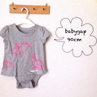 ベビーギャップ(babyGAP)のbabygapTシャツロンパース90cm(ロンパース)