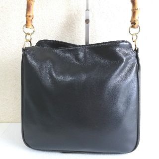 Luna Borsa 本革　レザー　バンブーハンドル　2way ハンドバッグ(ハンドバッグ)