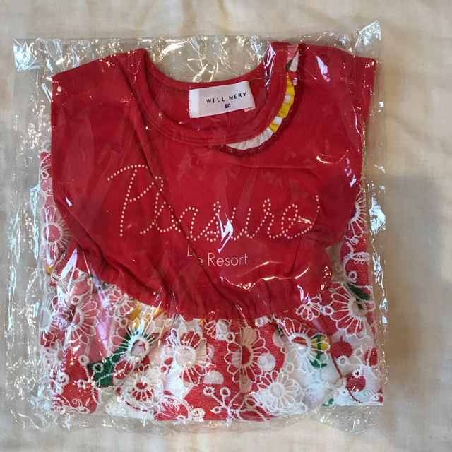 WILL MERY(ウィルメリー)の半袖ワンピース キッズ/ベビー/マタニティのベビー服(~85cm)(ワンピース)の商品写真