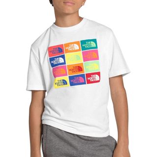 ザノースフェイス(THE NORTH FACE)のノースフェイス Tシャツ Mサイズ kids 子供 海外限定 ボックスロゴ 新品(Tシャツ/カットソー)