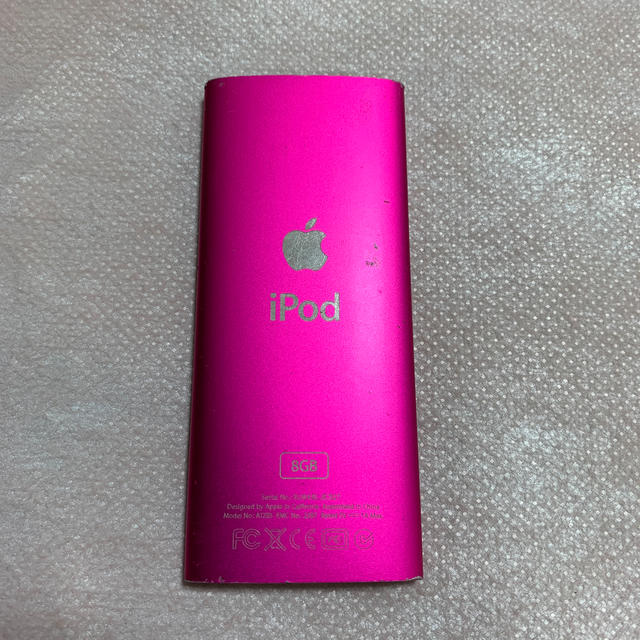 Apple(アップル)のニッシー様専用　iPod ピンク8GB Apple スマホ/家電/カメラのオーディオ機器(ポータブルプレーヤー)の商品写真