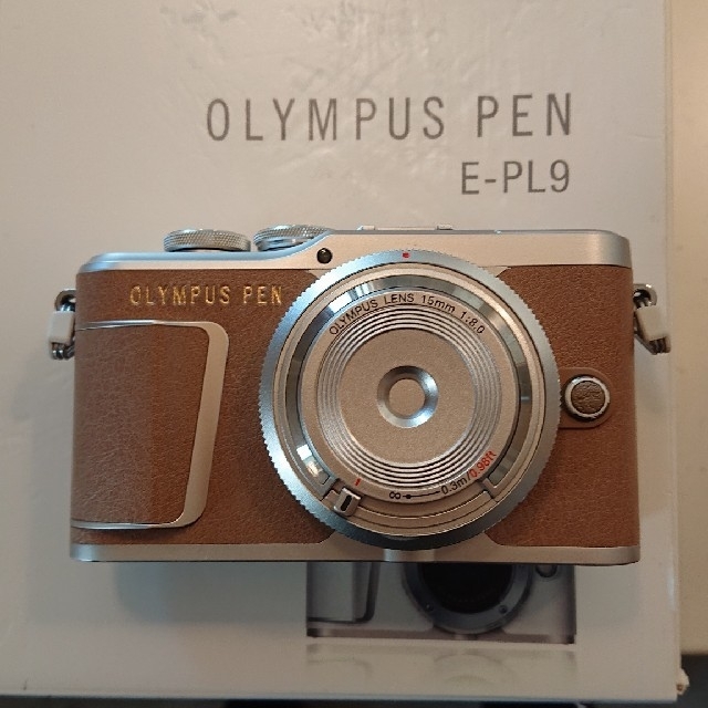 OLYMPUS(オリンパス)の☆harizama116様専用です。OLYMPUS PEN E−PL9 ブラウン スマホ/家電/カメラのカメラ(ミラーレス一眼)の商品写真