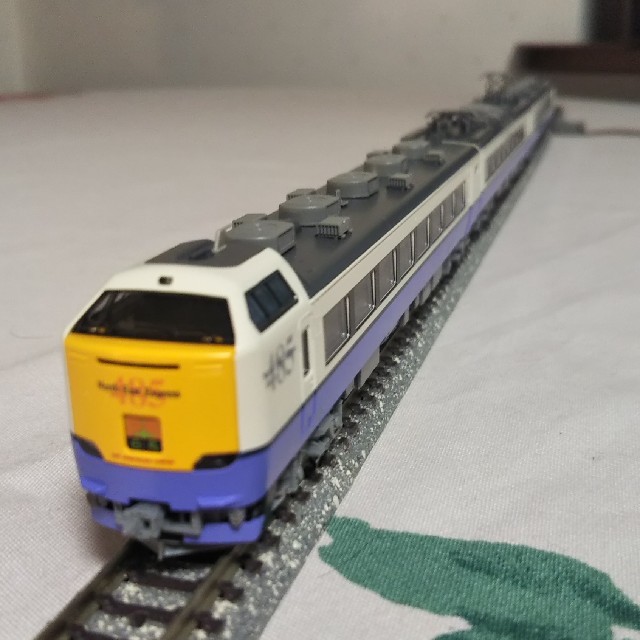 鉄道模型「485系3000番台特急電車 白鳥 基本+増結６連」Nゲージ鉄道模型