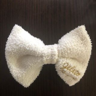 ジェラートピケ(gelato pique)のgelato piqueジェラートピケ ヘアクリップ　オフホワイト(バレッタ/ヘアクリップ)