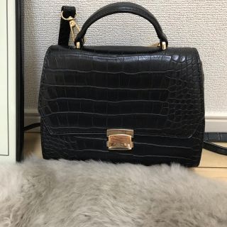 zara クロコ　BAG(ショルダーバッグ)