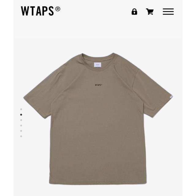 W)taps(ダブルタップス)のWTAPS GPS 02 TEE WHITE Mサイズ 20SS メンズのトップス(Tシャツ/カットソー(半袖/袖なし))の商品写真