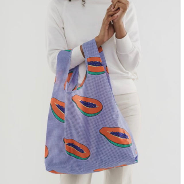 Ron Herman(ロンハーマン)の＊新品＊BAGGU Standard Papaya エコバッグ　マイバッグ レディースのバッグ(エコバッグ)の商品写真