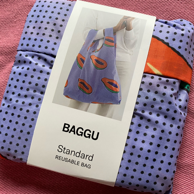 Ron Herman(ロンハーマン)の＊新品＊BAGGU Standard Papaya エコバッグ　マイバッグ レディースのバッグ(エコバッグ)の商品写真