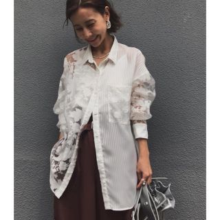 アメリヴィンテージ(Ameri VINTAGE)のAMERI TWINS LACE BLOUSE(シャツ/ブラウス(長袖/七分))