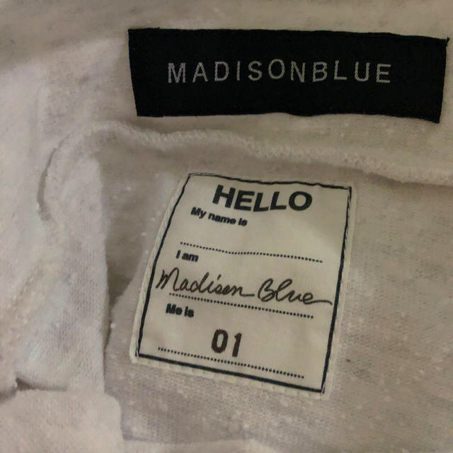 MADISONBLUE(マディソンブルー)のmaisondc☆様専用です。フットボールネップT レディースのトップス(Tシャツ(長袖/七分))の商品写真