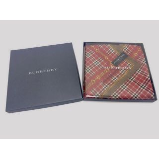 バーバリー(BURBERRY)のK126 未使用★ BURBERRY バーバリー 大判 ハンカチ スカーフにも！(バンダナ/スカーフ)