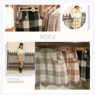 ロジータ(ROJITA)の最終価格！ロジータ♡台形チェックスカート(ミニスカート)