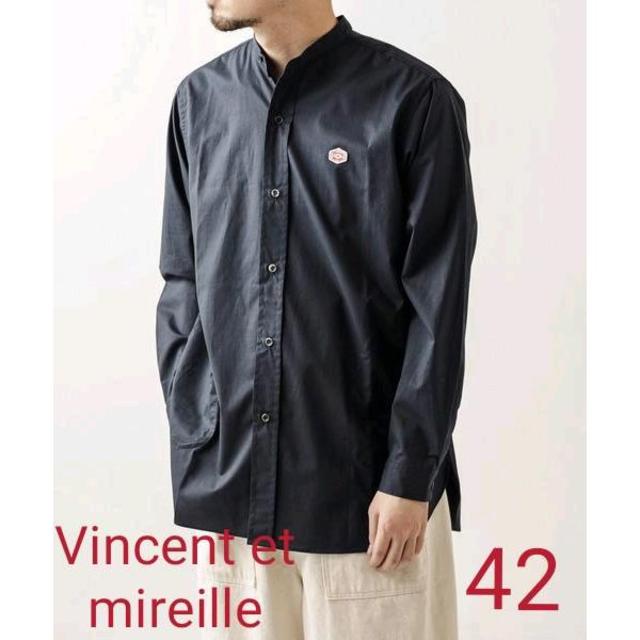 Vincent et Mireille バンドカラーシャツ　４２