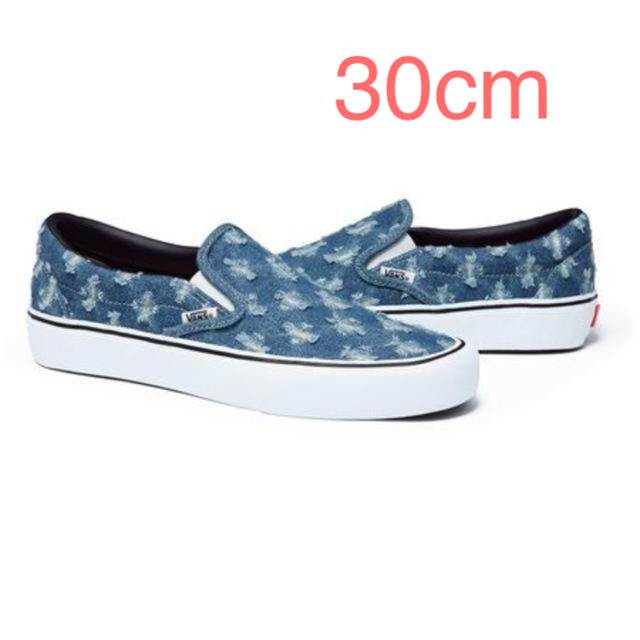 Supreme(シュプリーム)のSupreme Vans Hole Punch Denim Slipon Pro メンズの靴/シューズ(スニーカー)の商品写真