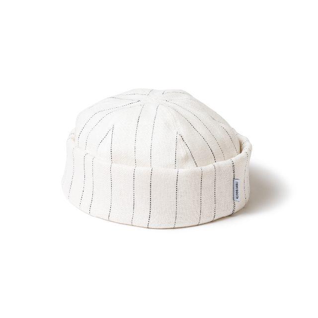 ホワイトWhiteブランドTightbooth タイトブース　STRIPE ROLL CAP　ホワイト M