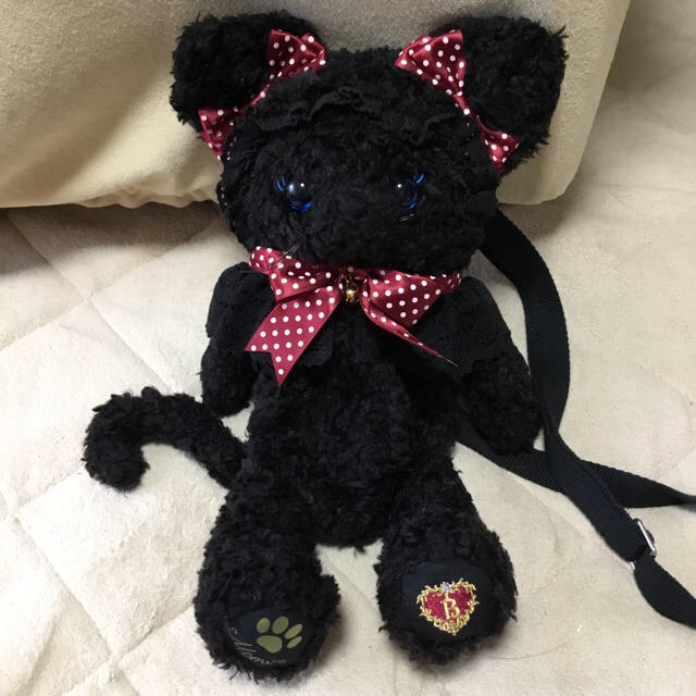 BABY,THE STARS SHINE BRIGHT - ねこくみゃポシェット黒×エンジ BABY,THE STARS SHINE BRIGHT - ねこくみゃポシェット黒×エンジ