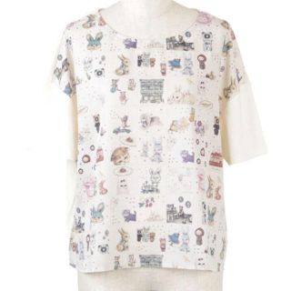 フランシュリッペ(franche lippee)の新品 フランシュリッペ  オリプリスカーフT カットソー デコレーションキューブ(Tシャツ(半袖/袖なし))