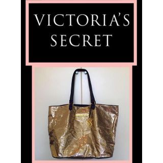 ヴィクトリアズシークレット(Victoria's Secret)の新品未使用 VS ゴールド バッグ(トートバッグ)