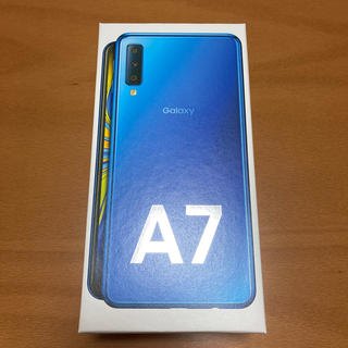 Galaxy - 新品未開封 Galaxy A7 ブルーの通販 by すう's shop ...