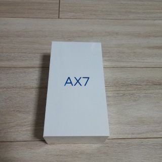 アンドロイド(ANDROID)のOPPO AX7 ゴールド64GB 未開封新品(スマートフォン本体)