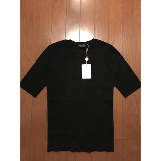 ジャスグリッティー(JUSGLITTY)のJUSGLITTY 半袖ニット 黒 サイズ 新品未使用(Tシャツ(半袖/袖なし))