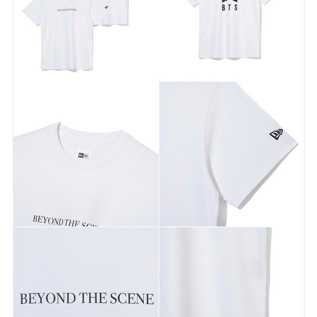 （新品）NEW ERA × BTS BEYOND THE SCENE Tシャツ