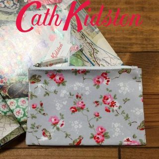 キャスキッドソン(Cath Kidston)の新品 キャスキッドソン ジップパース バードグレイ(ポーチ)