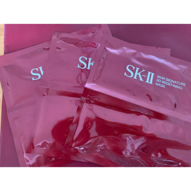 SK-II(エスケーツー)の3枚入りSK-II スキンシグネチャー3D リディファイニング マスク上用+下用 コスメ/美容のスキンケア/基礎化粧品(パック/フェイスマスク)の商品写真