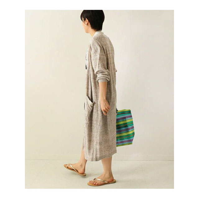 JOURNAL STANDARD(ジャーナルスタンダード)のJOURNAL STANDARD relume Linen ロングカーデ レディースのトップス(カーディガン)の商品写真