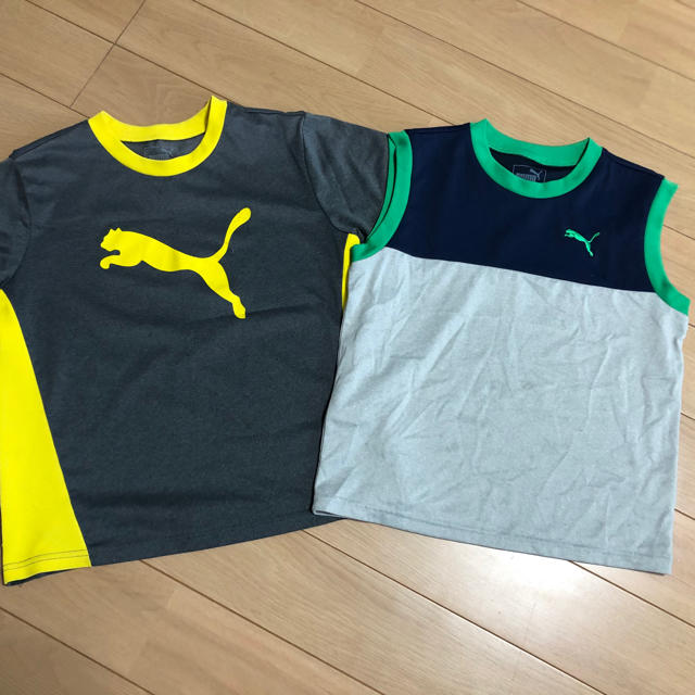 PUMA(プーマ)のPUMA プーマ タンクトップ　Tシャツ　セット キッズ/ベビー/マタニティのキッズ服女の子用(90cm~)(Tシャツ/カットソー)の商品写真