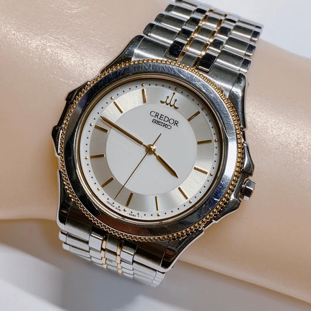 SEIKO - セイコー クレドール パシフィーク 8J81-6A20 K18YG×SS メンズの通販 by T.T｜セイコーならラクマ