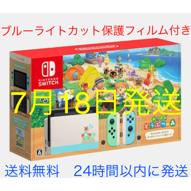 Nintendo Switch - 送料無料！Nintendo Switch あつまれどうぶつの森セット 本体同梱版