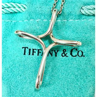 ティファニー(Tiffany & Co.)のティファニー　　オープンクロスネックレス(ネックレス)