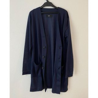 アズールバイマウジー(AZUL by moussy)のサーフニットカーディ　AZUL メンズ　Mサイズ ネイビー(カーディガン)