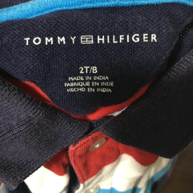 TOMMY HILFIGER(トミーヒルフィガー)の【TOMMY HILFIGER】ポロシャツ キッズ/ベビー/マタニティのキッズ服男の子用(90cm~)(Tシャツ/カットソー)の商品写真