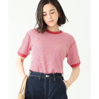 ビームスボーイ(BEAMS BOY)の新品未使用タグ付き★healthknit ワッフルボーダーT(Tシャツ(半袖/袖なし))