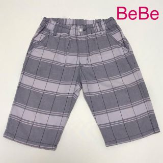 ベベ(BeBe)のハーフパンツ　チェック柄(パンツ/スパッツ)