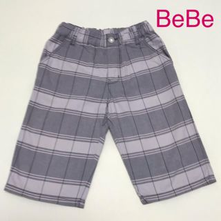 ベベ(BeBe)のハーフパンツ　チェック柄(パンツ/スパッツ)