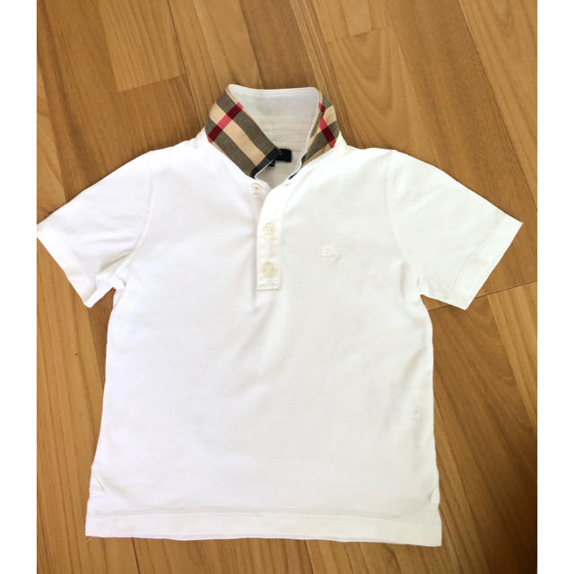 BURBERRY(バーバリー)のバーバリーポロシャツ100cm キッズ/ベビー/マタニティのキッズ服男の子用(90cm~)(Tシャツ/カットソー)の商品写真